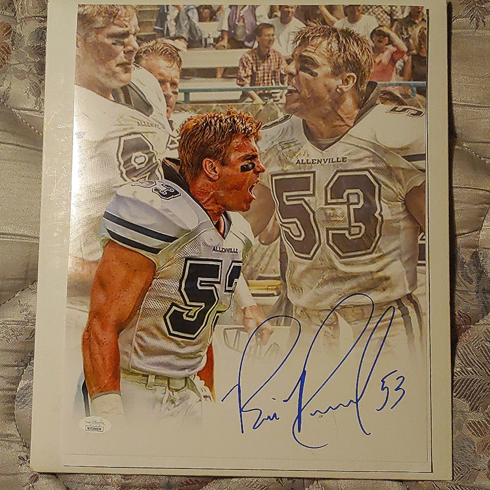 Bill Romanowski Personally Autographed Poster